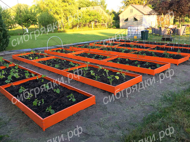 Грядки с двусторонним покрытием 15 см в Сочи Грядки с двусторонним покрытием 15 см в Сочи